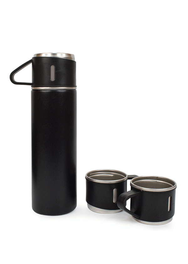 Vacuum Flask With Coffee Mug Set