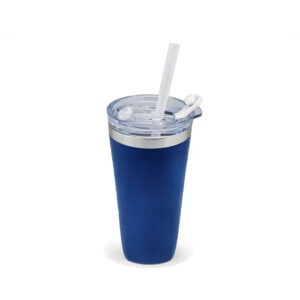 Stainless Steel Tumbler with Straw